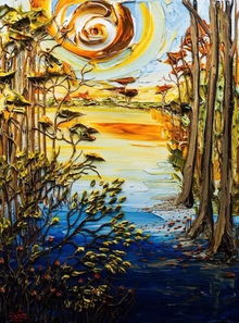 艺术家justin gaffrey的唯美立体风景油画作品欣赏,张张精品