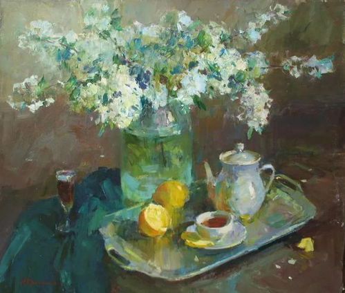 乌克兰画家亚历山大 克里申独特的构图和色彩氛围的风景油画欣赏