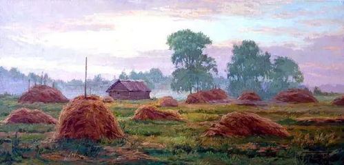 俄罗斯唯美浪漫主义风景油画的诗意世界